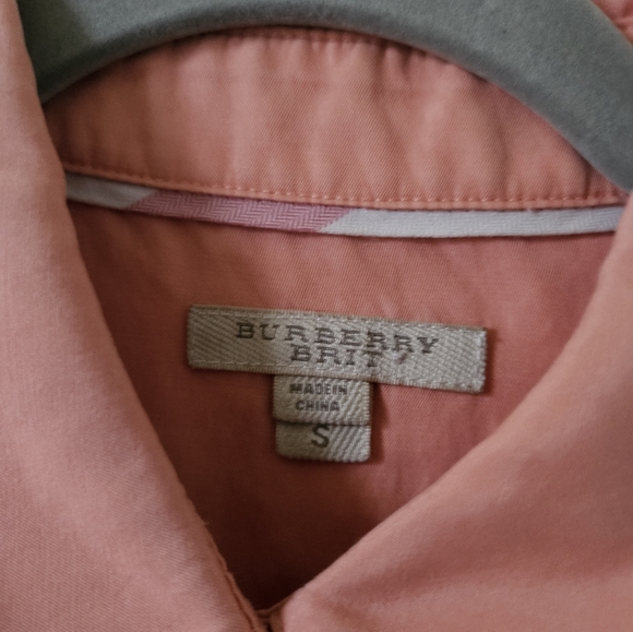 Burberry Britt vintage button down dress shirt size small. - Picture 5 of 5